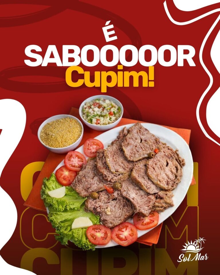 🥩 Cupim no ponto certo- macio, suculento e com aquele sabor que fala por siAqui no Sol Mar, cad